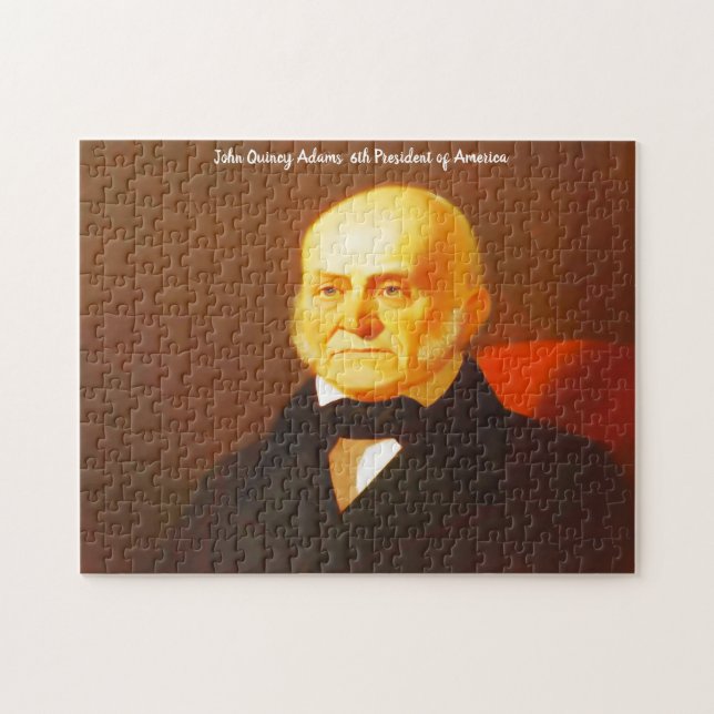 John Quincy Adams 6th President of America. Jigsaw Puzzle (Horizontal)
