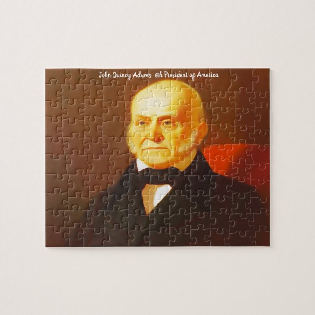John Quincy Adams 6th President of America. Jigsaw Puzzle (Horizontal)