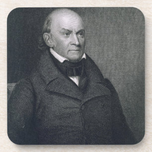 John Quincy Adams, engraved by John Wesley Paradis Coaster