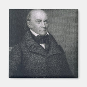 John Quincy Adams, engraved by John Wesley Paradis Magnet