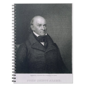 John Quincy Adams, engraved by John Wesley Paradis Notebook