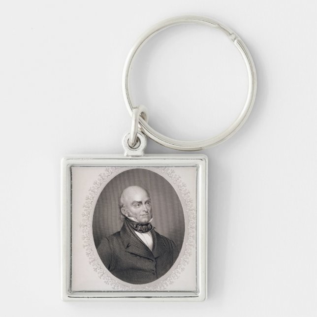 John Quincy Adams Key Ring (Front)