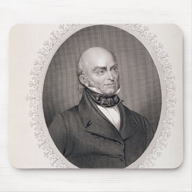 John Quincy Adams Mouse Mat (Front)