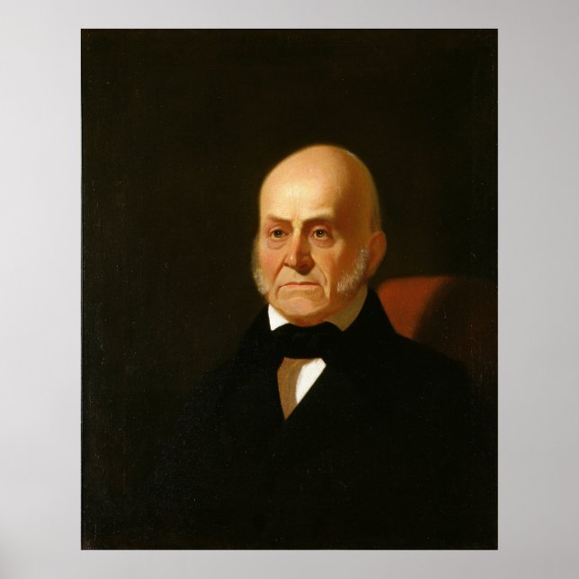 JOHN QUINCY ADAMS Portrait by George Caleb Bingham Poster (Front)
