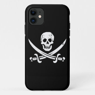 John Rackham (Calico Jack) Pirate Flag Jolly Roger iPhone 11 Case