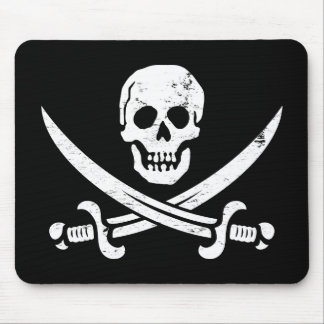 John Rackham (Calico Jack) Pirate Flag Jolly Roger Mouse Mat