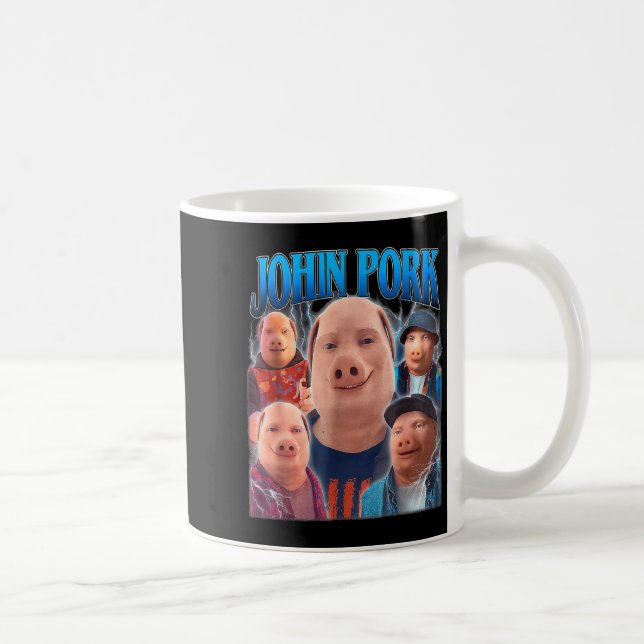 John Rk Meme Humor Men Women  Coffee Mug (Right)