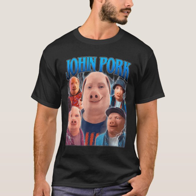 John Rk Meme Humor Men Women  T-Shirt (Front)