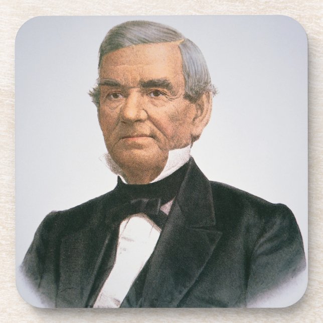 John Ross (1790-1866) (colour litho) Coaster (Front)