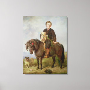 John Samuel Bradford as a boy Canvas Print