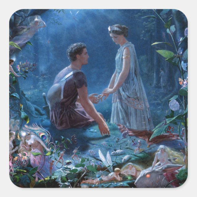 John Simmons: A Midsummer Night's Dream Square Sticker (Front)