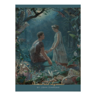 John Simmons Hermia and Lysander Midsummer CC0754 Poster