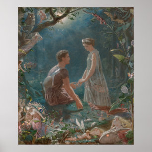 John Simmons Hermia and Lysander Shakespeare Poster