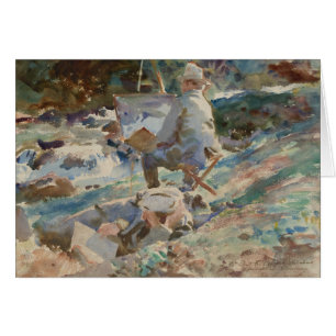 John Singer Sargent - An Artist at His Easel