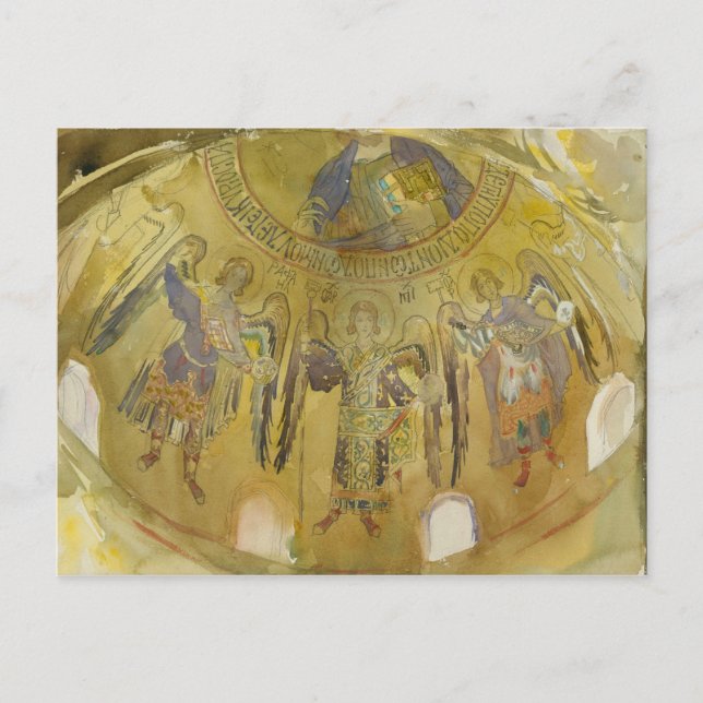 John Singer Sargent - Angels, Mosaic, Palatine Postcard (Front)
