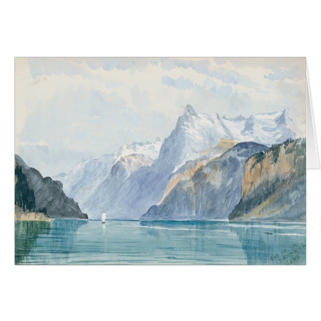 John Singer Sargent - Bay of Uri, Brunnen (Front Horizontal)