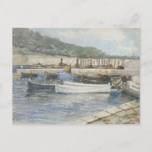 John Singer Sargent - Boats Postcard