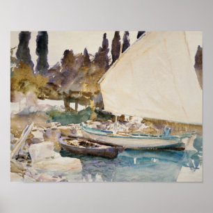 John Singer Sargent - Boats Poster