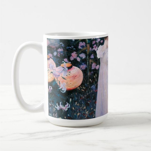 John Singer Sargent Carnation Lily Coffee Mug (Left)