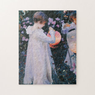 John Singer Sargent Carnation Lily Jigsaw Puzzle