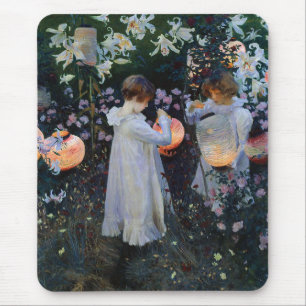 John Singer Sargent "Carnation, Lily, Lily, Rose" Mouse Mat