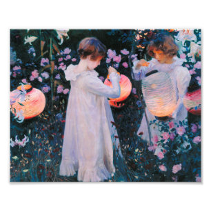 John Singer Sargent - Carnation, Lily, Lily, Rose. Photo Print