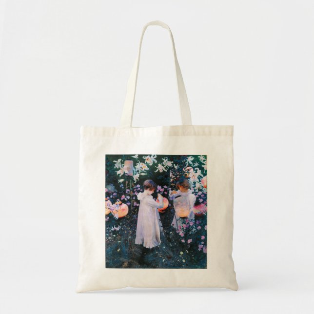 John Singer Sargent Carnation Lily Lily Rose Tote Bag (Front)