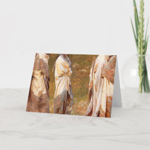 John Singer Sargent Cashmere Card