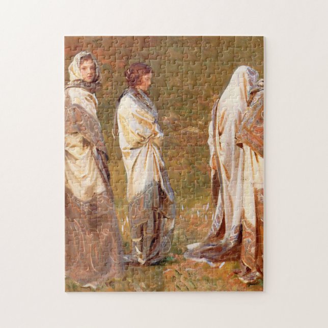 John Singer Sargent Cashmere Jigsaw Puzzle (Vertical)