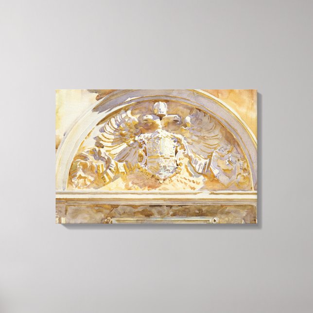 John Singer Sargent - Escutcheon of Charles V Canvas Print (Front)