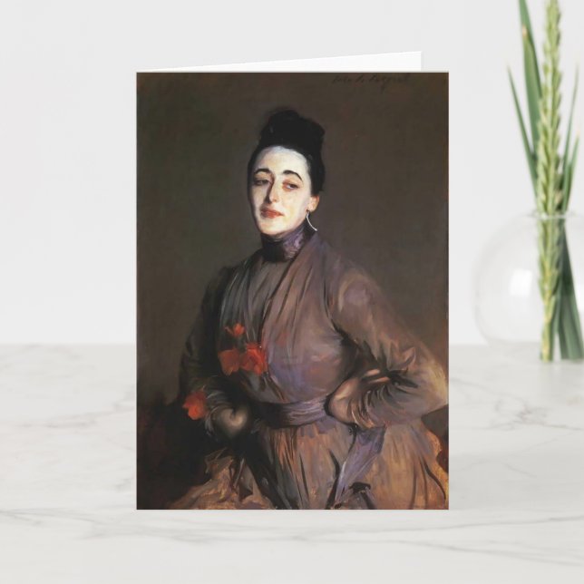 John Singer Sargent- Flora Priestley Card (Front)