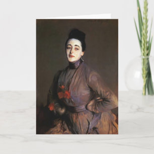 John Singer Sargent-Flora Priestley Card