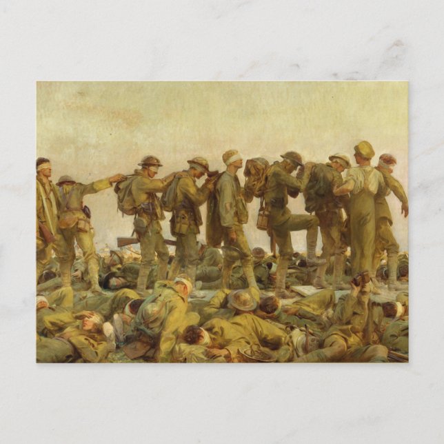 John Singer Sargent - Gassed Postcard (Front)