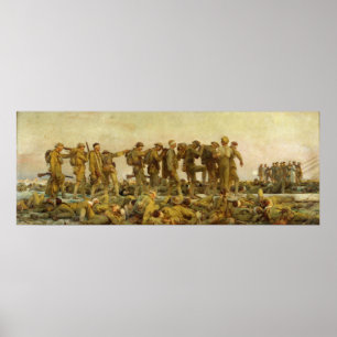 John Singer Sargent - Gassed Poster