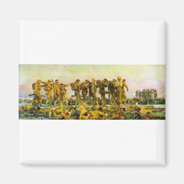 John Singer Sargent Gassed Soldiers Magnet (Front)