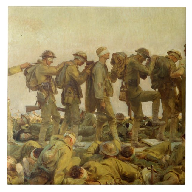 John Singer Sargent - Gassed Tile (Front)