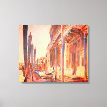 John Singer Sargent Gondola Moorings Venice 