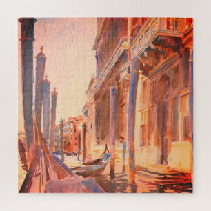 John Singer Sargent Gondola Moorings Venice Jigsaw Puzzle