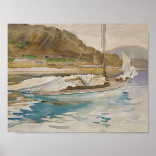 John Singer Sargent - Idle Sails Poster