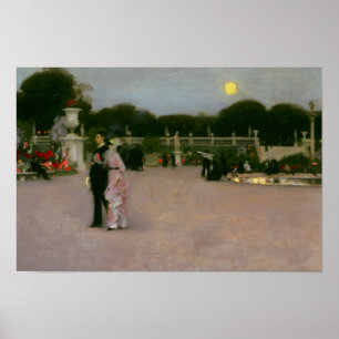 John Singer Sargent - In the Luxembourg Gardens Poster