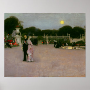 John Singer Sargent - In the Luxembourg Gardens Poster