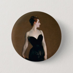 John Singer Sargent Madame X Classic Portrait 6 Cm Round Badge