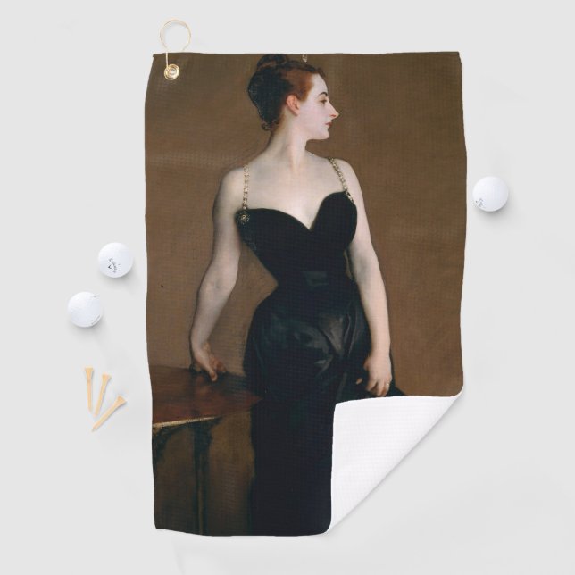 John Singer Sargent Madame X Classic Portrait Golf Towel (InSitu)