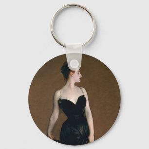 John Singer Sargent Madame X Classic Portrait Key Ring