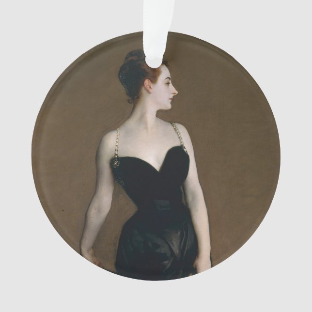 John Singer Sargent Madame X Classic Portrait Ornament (Front)