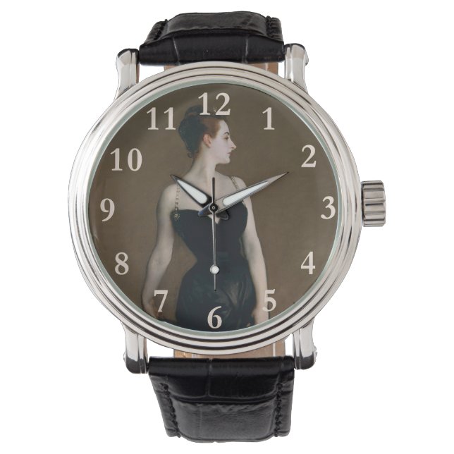 John Singer Sargent Madame X Classic Portrait Watch (Front)