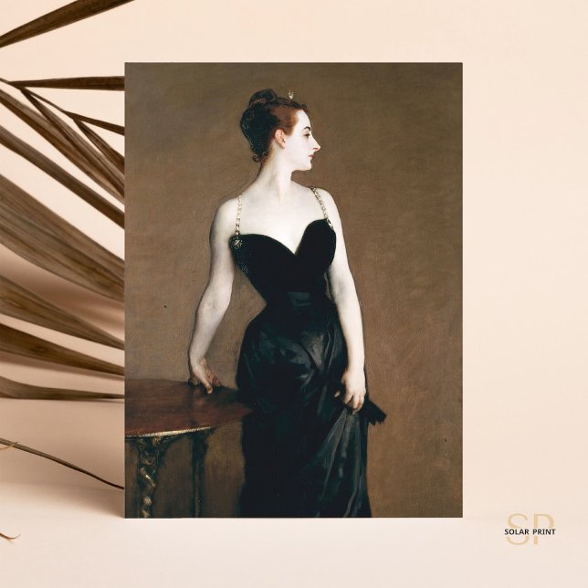 John Singer Sargent Madame X Painting Art Print Postcard (Creator Uploaded)