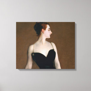 John Singer Sargent Madame X Portrait Moody Canvas Print