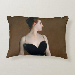 John Singer Sargent Madame X Portrait Moody Decorative Cushion