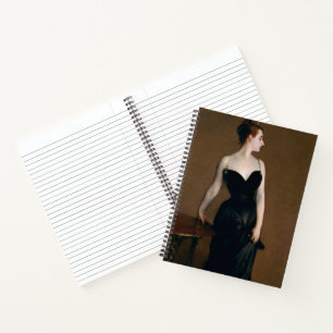 John Singer Sargent Madame X Portrait Moody Notebook